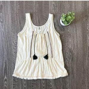 {Anthropologie: One September}Tassel & Fringe Tank